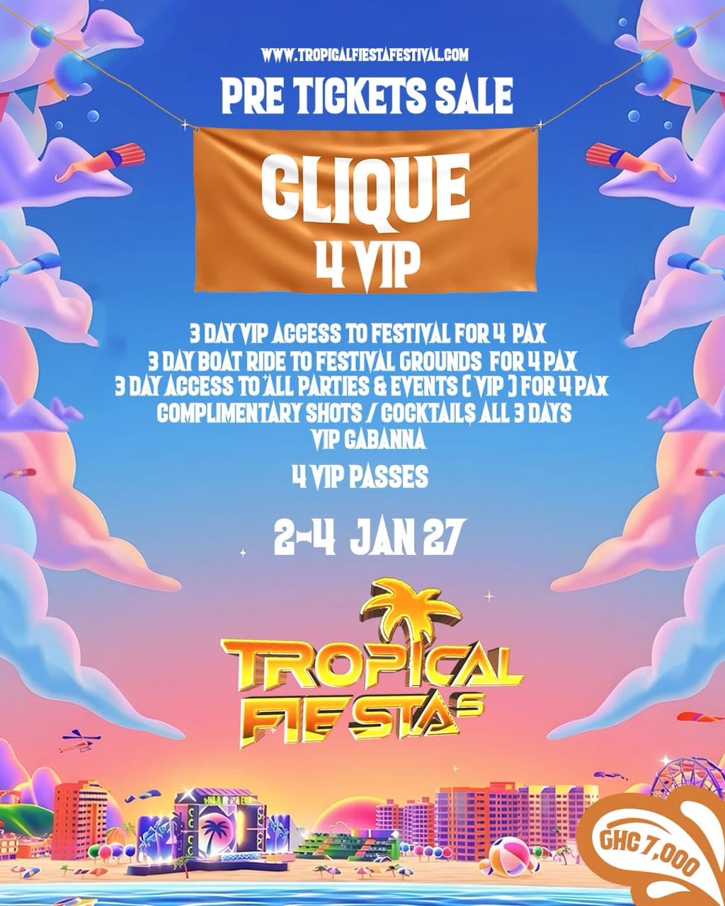 Clique ticket design